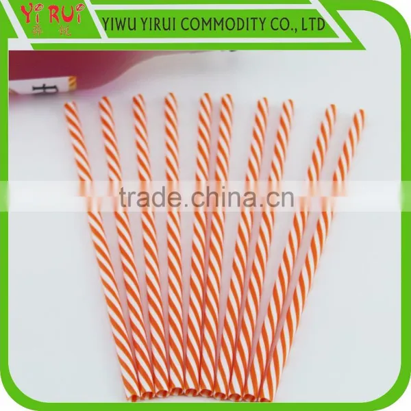 7.5*230mm pp Striped Straight Straws photo-3