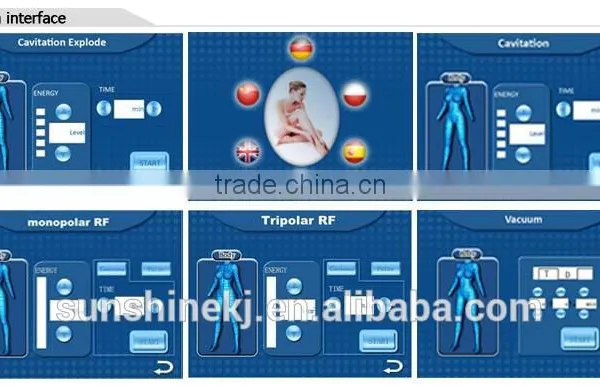 Cavitation+Vacuum+RF for Salon Use/best rf Skin Tightening Face Lifting Machine photo-5