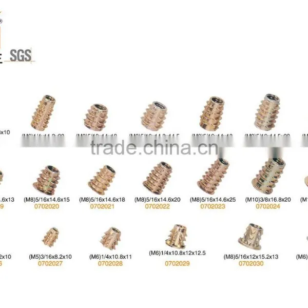 Zinc Alloy Embedded Lock Nut for Wood Furniture photo-2