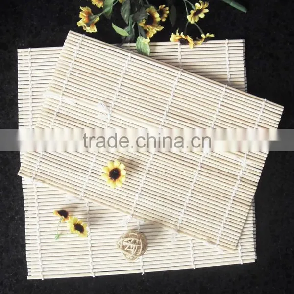 Green Natural Bamboo Sushi Rolling Mat photo-2