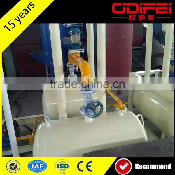 Brand New Waste Lubrication Oil Refining System With CE Certificate