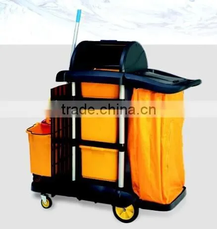 housekeeping carts service trolley hospital cleaning cart