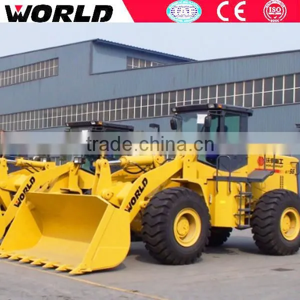 High Efficiency W156 5ton Rated Load Payloader for Road Construction photo-5