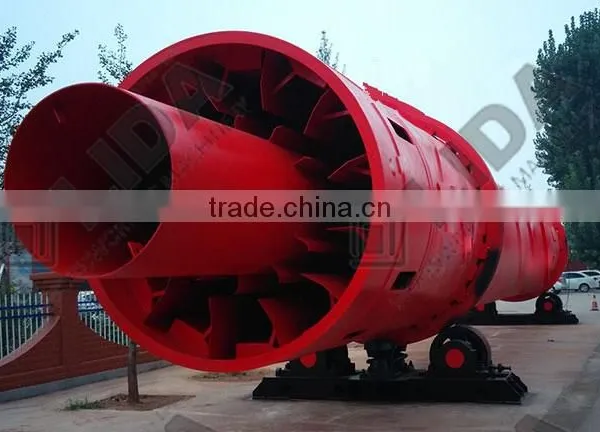 LIDA Hot Sale Roller Length 15m Wood Drum Sawdust Rotary Dryer photo-5