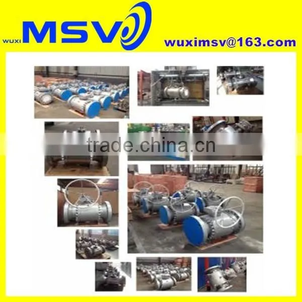 3 pc Forged Steel Welded Connection Trunnion Mounted Ball Valve photo-4