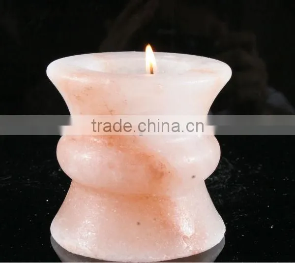 Rock Salt Natural Tea Lights/ Himalayan Salt Rocks/ photo-5