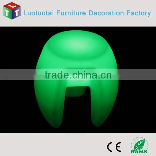 Battery Rechargeable Glowing LED Stools Furniture for Hotel Decorate photo-2