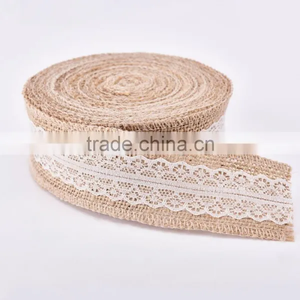 High Quality Burlap Fabric Raw Jute Importer in China 100% Jute Make Ribbon photo-2