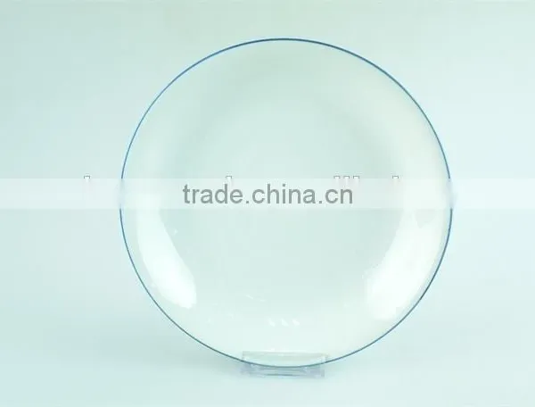 Ceramic Dinnerware Set With Blue Edge With Cheap Price in Stock photo-2