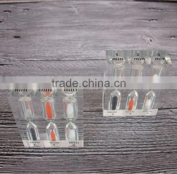 Clear Resin Block Timer Creative Mini 1minute Count Down Timer photo-6
