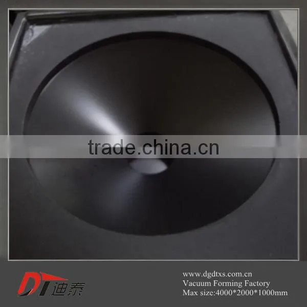 Custom Thermoformed PVC Plastic Black Cone Proofs Cover photo-3