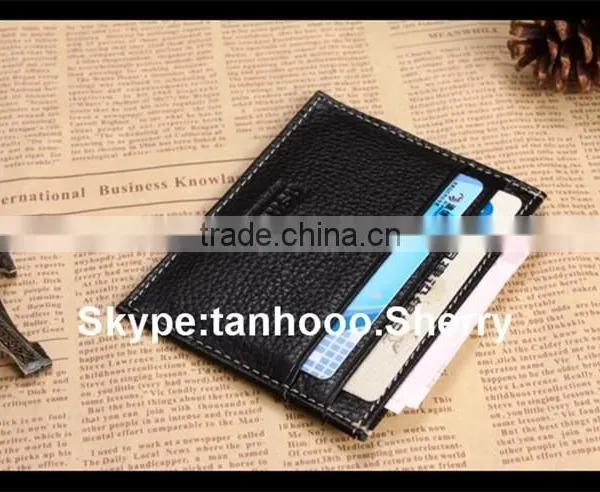 PU Imitation Leather Fashionable Leather PU Credit Card Pocket photo-5