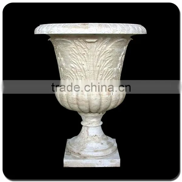 Stone Craving Pot Garden Granite Flowerpot for Landscaping photo-2