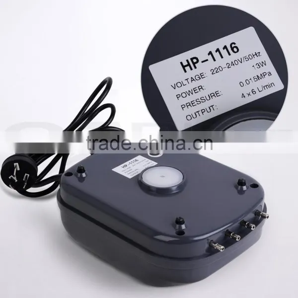 13w 4 Outlet Oxygen Pond Marine Water Fish Tank Mini Aquarium Air Pump photo-5