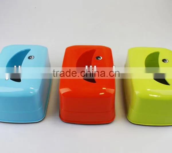 Smiling Face Nice Design PP Plastic Tissue Box photo-3