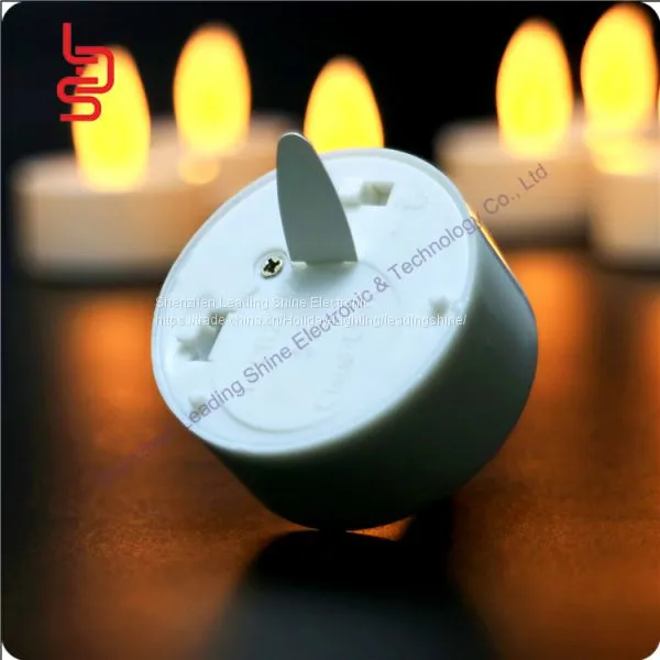 Air Control Blow on off Warm White Color Changing Cr2032 Operated Led Tea Light Wedding Decoration photo-4