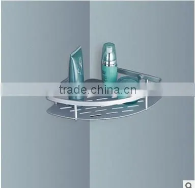 Hot Sale Never Rust Bathroom Aluminium Single Corner Shelf China Supplier Bathroom Corner Towel Shelf photo-3