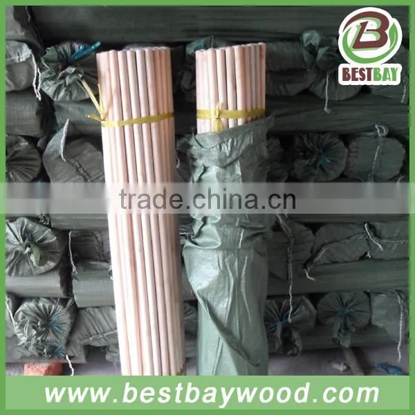 Hot Sale Wood Handle Flatware With Factory Price Wood Broom Handle Machine Shaft for Brush Cutter photo-2