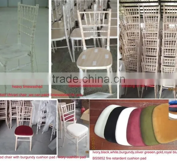 Ivory Pad Limewash Chivari Chair for Event photo-3