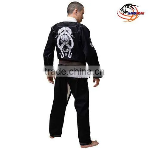 Wholesale Custom Embroidery Patches Jiu-jitsu Kimono Shoyoroll Style Pakistan Bjj gi photo-5
