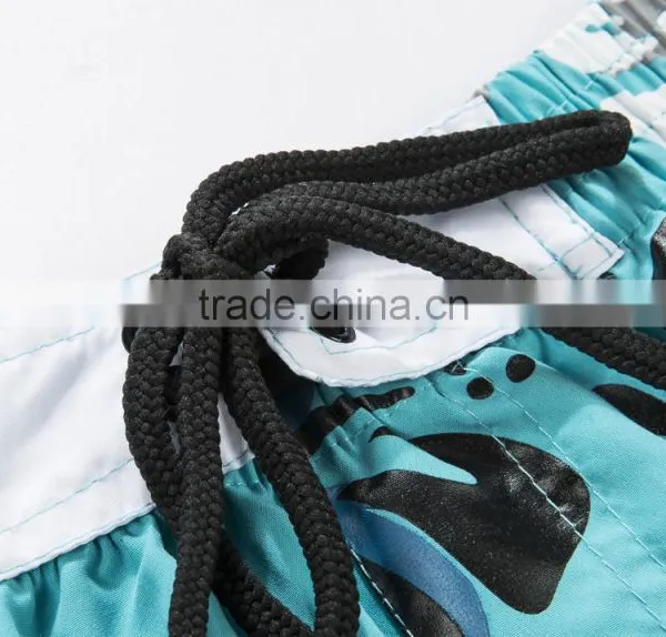 OEM Customized Shaped Boy Swim Shorts Peach Skin 100% Polyester photo-3