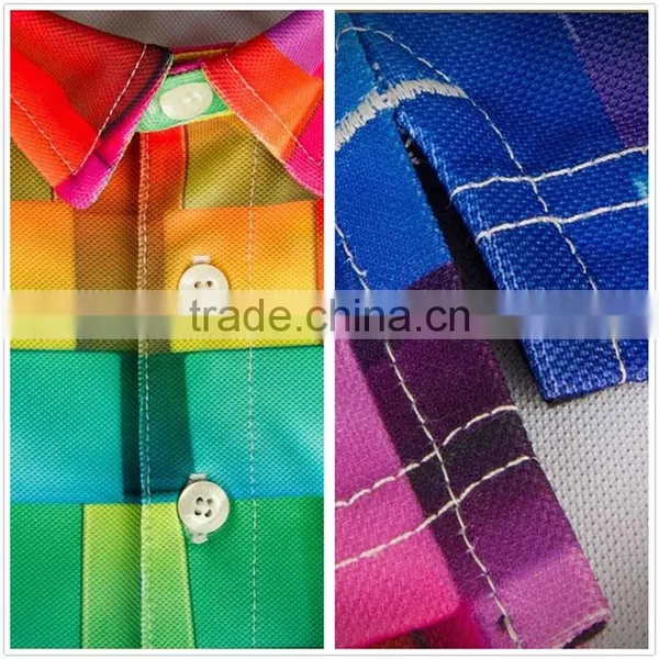 Custom Casual Blank Funny Golf Polo Dri Fit Shirt Sport Tops 3D Animal Lion Pattern for Men photo-3