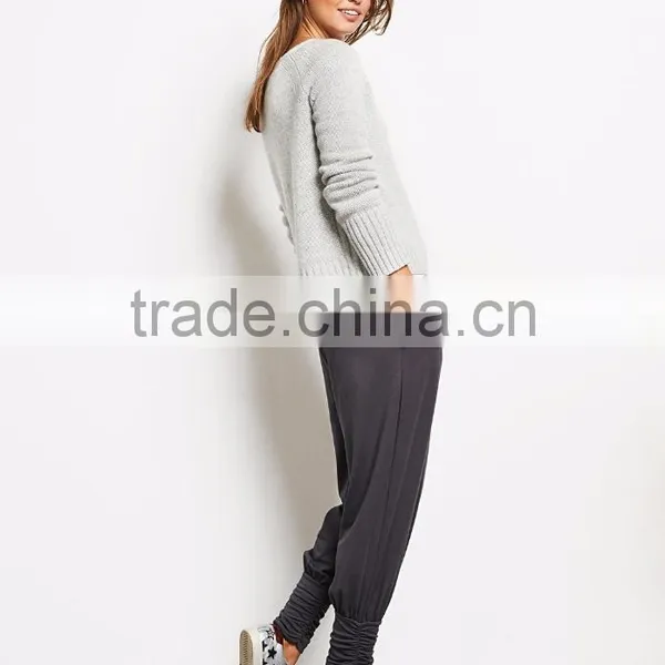 Grey Ladies Sweater Designs Pictures Sweater Women Fashionable Knitwear 2016 photo-3