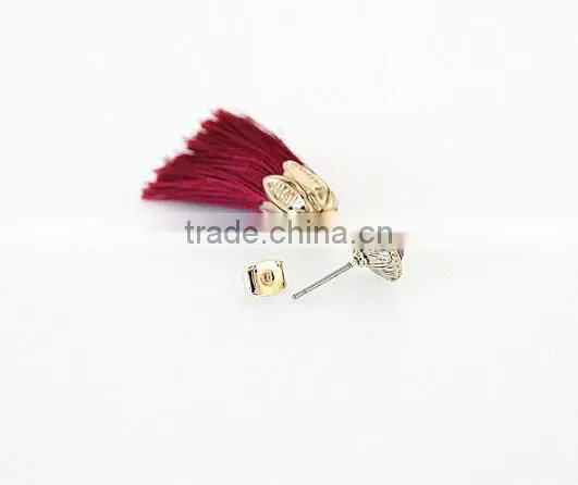 Zm53248a 2017 Vintage Tassel Earrings Fancy Stud Earrings for Girls photo-4
