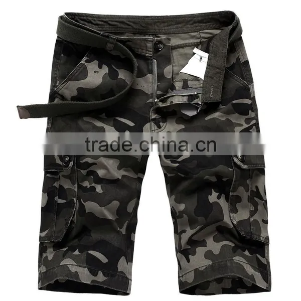 Mens Military Cargo Shorts 2016 Brand New Army Camouflage Shorts Men Cotton Loose Work Casual Short Pants Plus Size No Belt photo-3