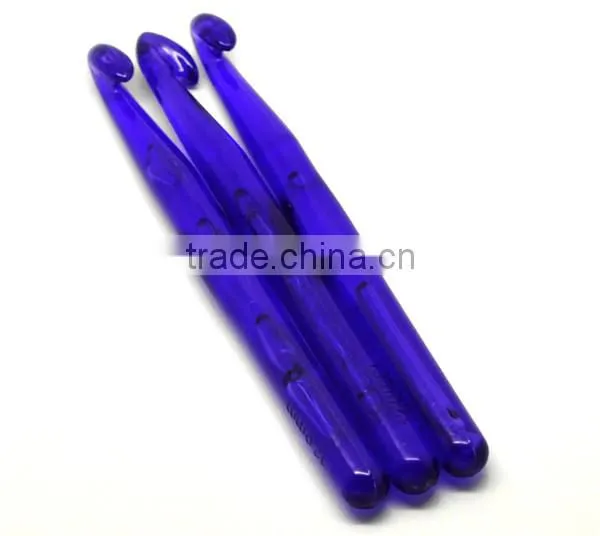 Wholesale 5PCs 12mm, 14.8cm Long Acrylic Crochet Hook photo-3