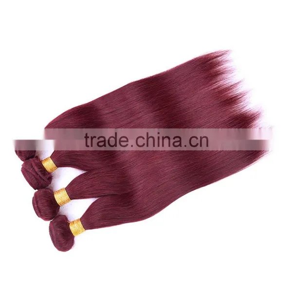 Best Selling Products In America Hair Weaving 99j Color Unprocessed Virgin Malaysian Straight Hair photo-2