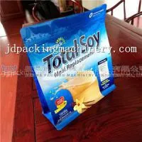 Box Pouch With Zipper 2lanes Bag Making Machine