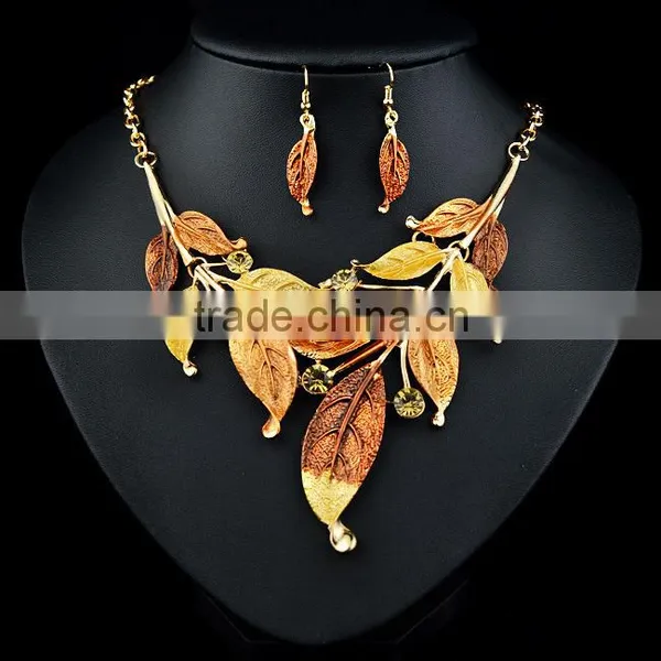 New Women Rhinestone Crystal Necklace Earring Wedding Bridal Jewelry Set photo-4