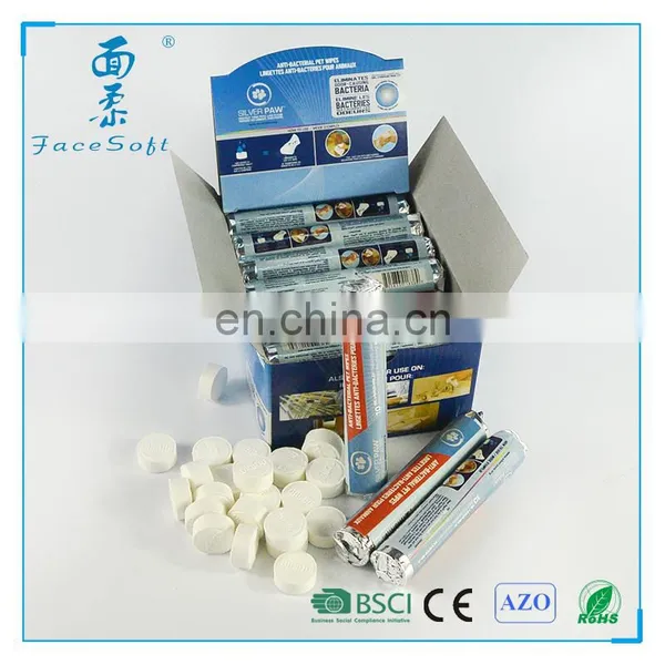 Wholesale Eco Friendly 100% Rayon Material OEM Cellulose Wipe Tissue Paper Tablet Tissue Paper Compressed Tissue photo-6