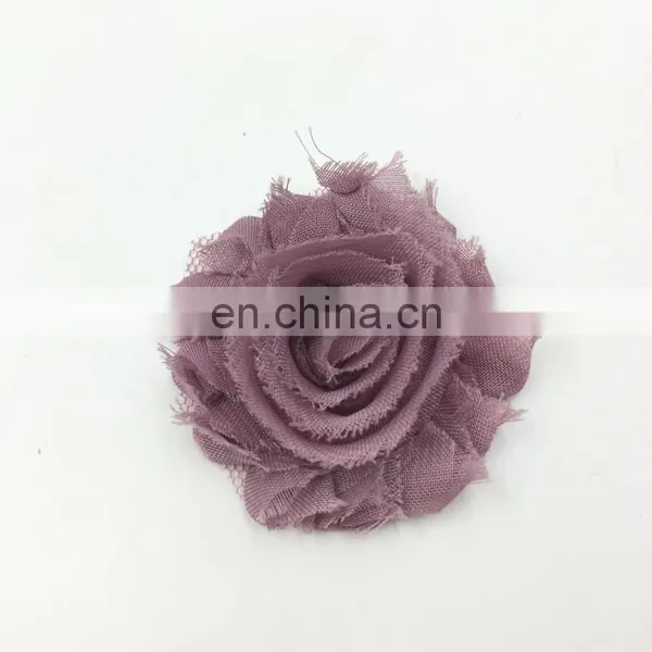 2Inch Solid Shabby Chiffon Flower Frayed Shabby Chic Flowers,shabby Rose Trim,lovely Rosette Chiffon Shabby Flowers