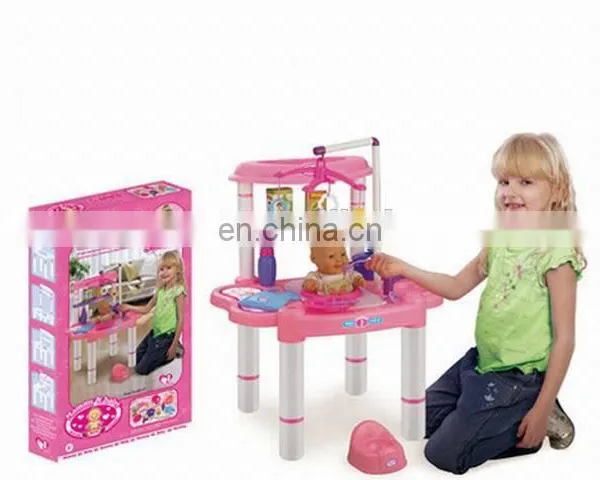 Kids Music Rocking Bed Toy/ Toys Bed Set With Doll photo-3