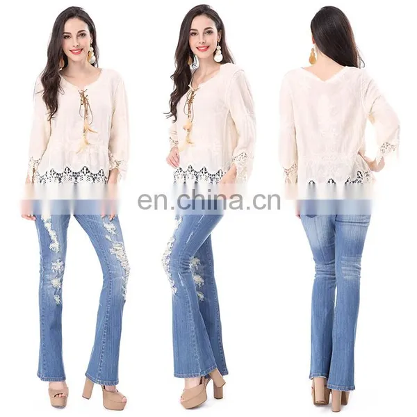 Ladies Casual Tops Long Sleeve Autumn Clothing for Ladies Fashion Blouse photo-5