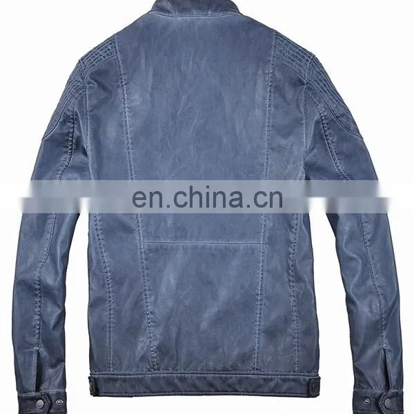 2015 New Model Designer Motorbike Leather Jacket photo-2