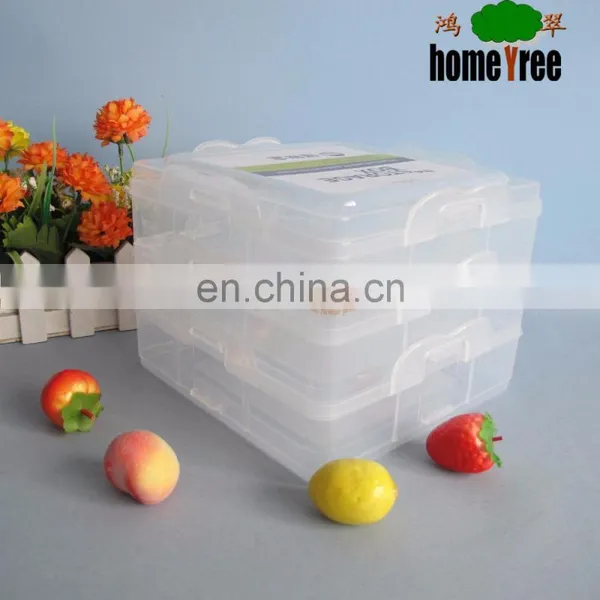 Clear Plastic Compartment Storage Box photo-3