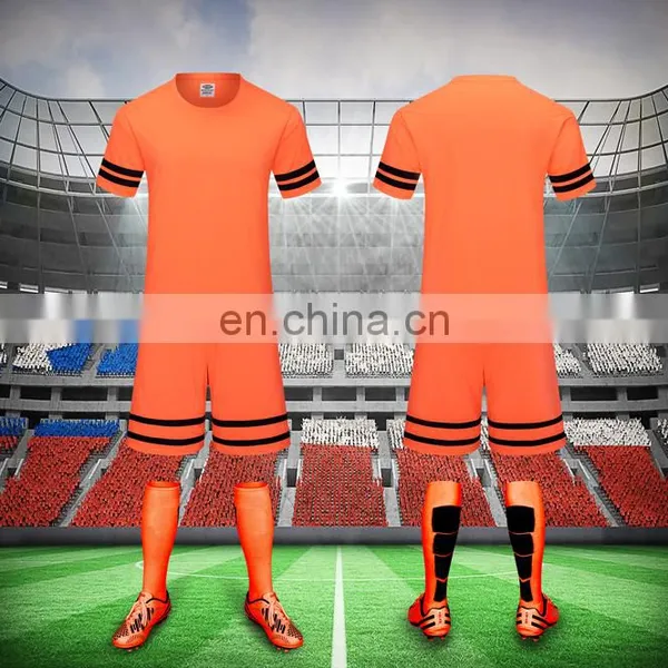 2017 Soccer Wear Top Thai Dry Fit Cheap Custom Sublimation Training Soccer Uniform Jersey Shirts Sets for Teams Bulk Wholesale photo-3