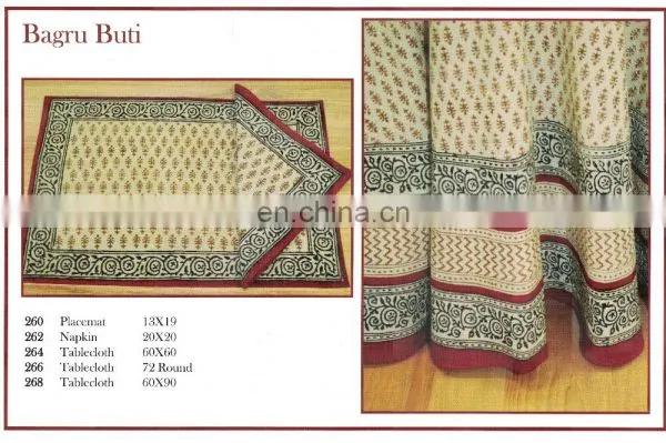 RAJASTHAN TableCloth, Placemat & Napkin