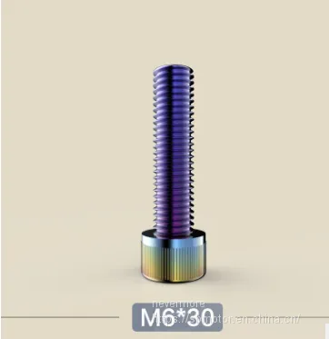 Spirit Beast Motorcycle Modified Stainless Steel Screws Decorative Screws SHCS Colorful Plating CL402 photo-4