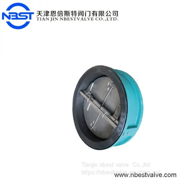 H76X-10Q Air Compressor Butterfly Wafer Cast Iron Check Valve DN600 photo-3