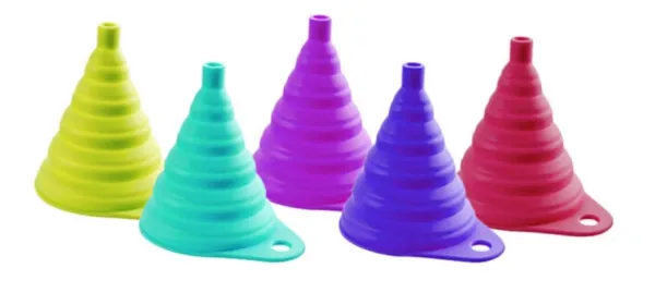 Silicone Kitchenware Products Foldable Funnel Kitchenware