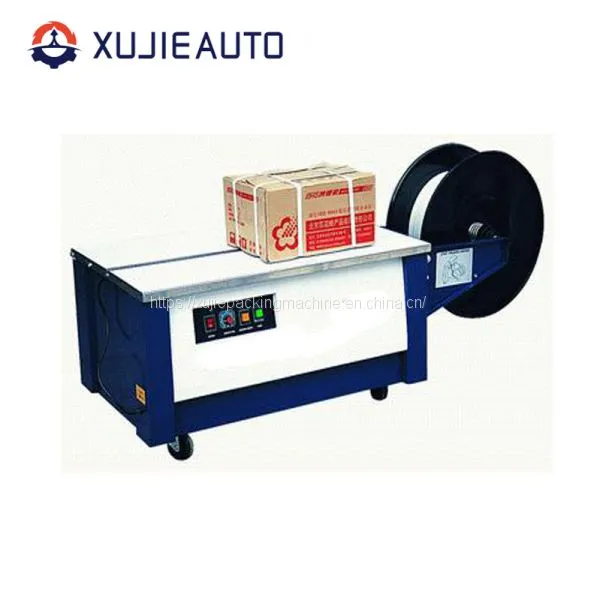 low table  express company cartons box strapping machine