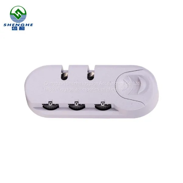 Guangzhou Professional Suitcase Parts Plastic Combination Luggage 3 Digit Digital Lock photo-4