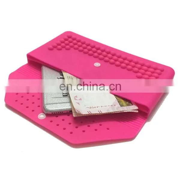 Luxury Clutch Cosmetic Lip Purse Ladies Fashion Rectangle Evening Wallet Custom Silicone Bags photo-5