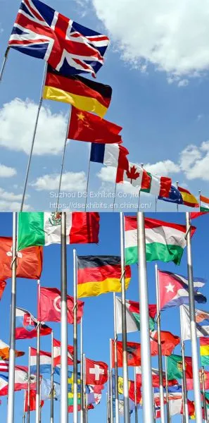 Swooper 100%Polyester Custom 3x5FT All Countries Flags photo-3