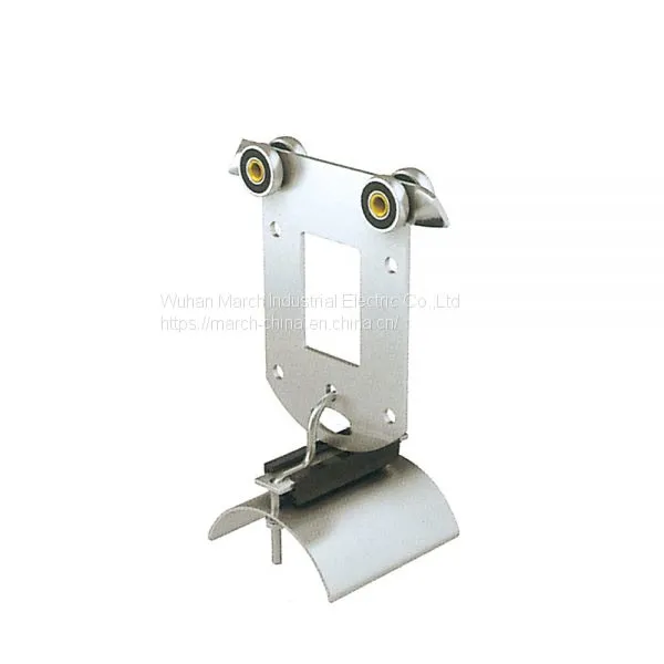 March C-Rail Track Flat Cable Festoon System C-Track Middle Trolley for Overhead Crane photo-2