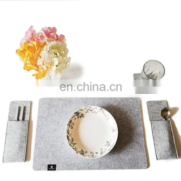 Felt Placemats Set of 6pcs Table Mats Non Slip photo-6